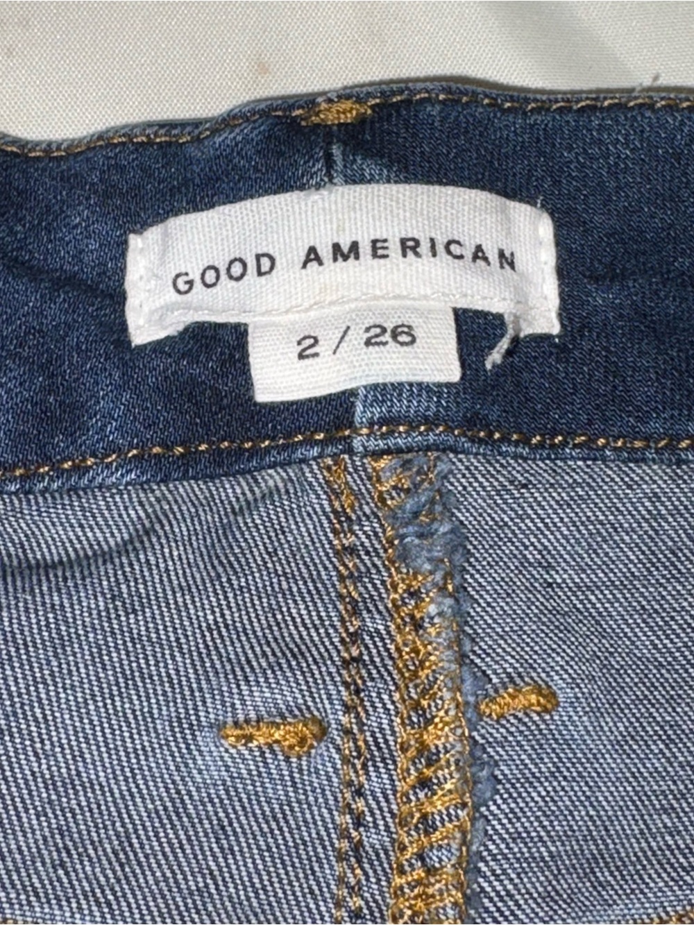 Good American skinny jeans high-rise gap-proof waistband body-sculpting stretch - Picture 9 of 10